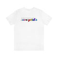 Human Rights are Non-Negotiable (inclusive rainbow) - Unisex Tee - Babe co.